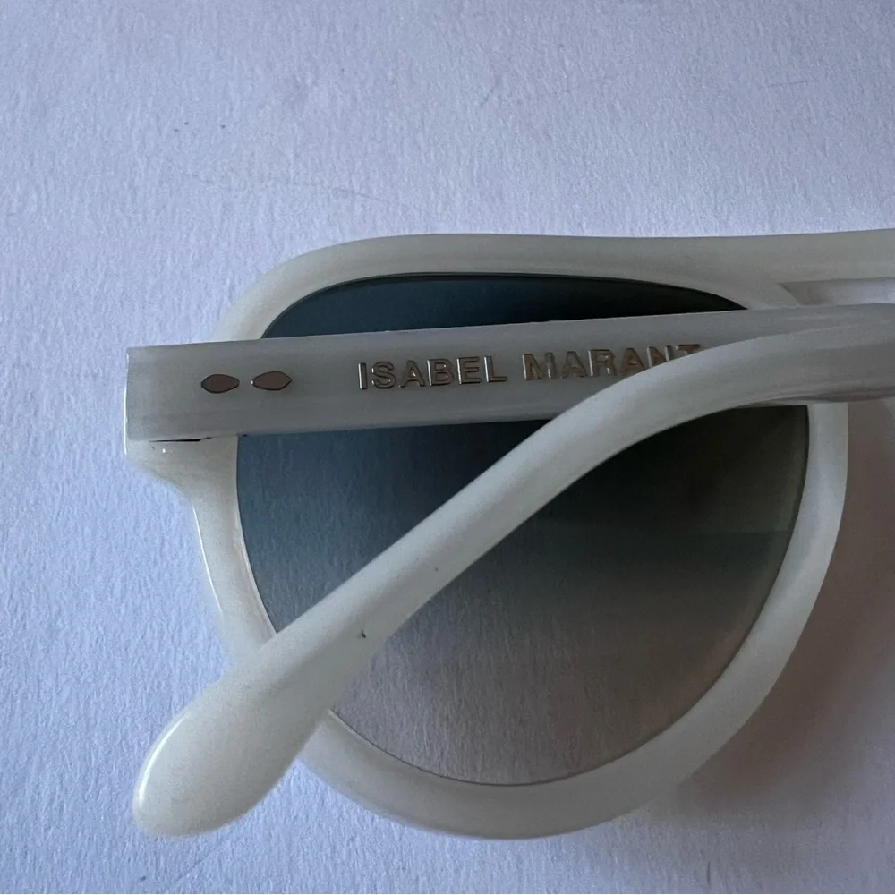 ISABEL MARANT IM0006/S SZJPR NAYA SUNGLASSES PILOT SHAPE IN IVORY NEW WITH CASE